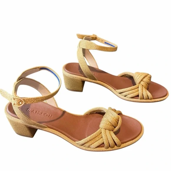 Rothy's Knotted Tan Sandals - Picture 4 of 12